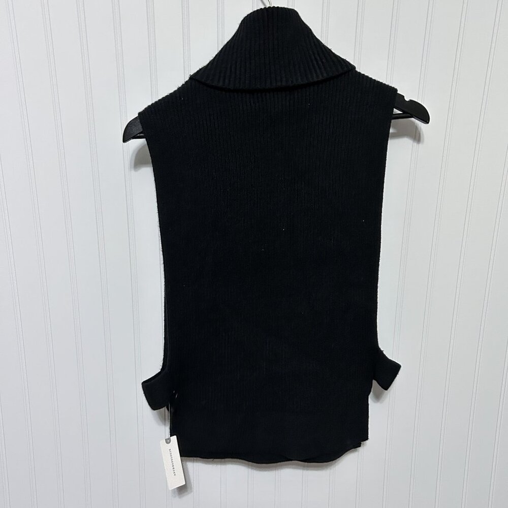 Anthropologie Turtleneck Collar Open Side Knit Sweater One Size Style 64498116 - Picture 4 of 7